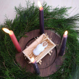 Advent Wreath - Walnut