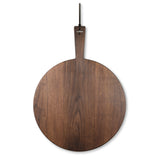 Round Walnut Charcuterie Board