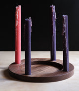 Advent Wreath - Walnut